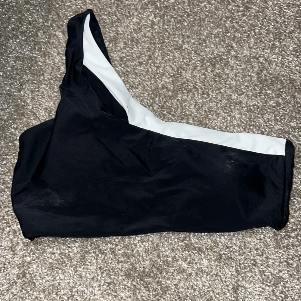 Amazon Black and White Bikini Top